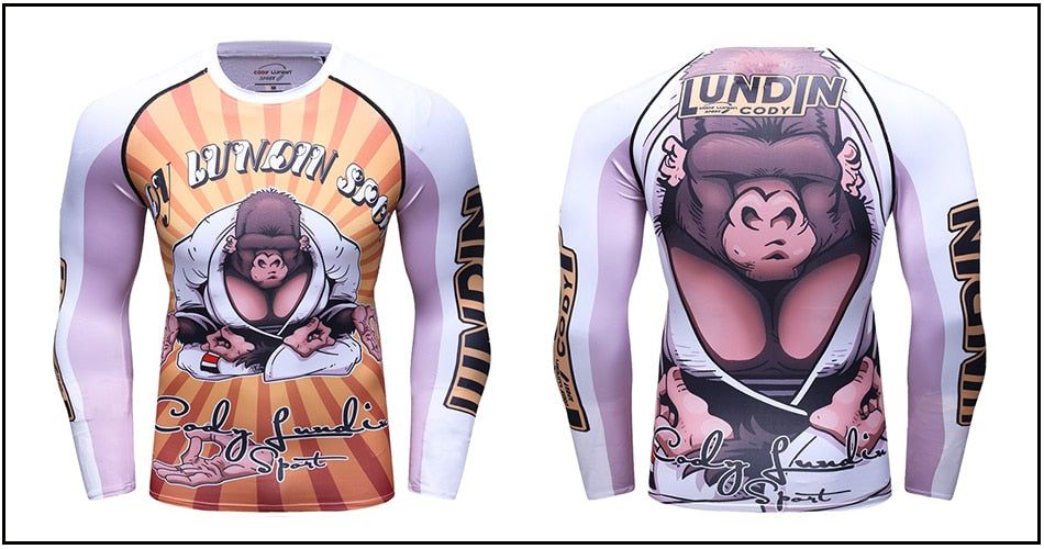 Gorilla Compression 'Zen' Elite Long Sleeve Rashguard