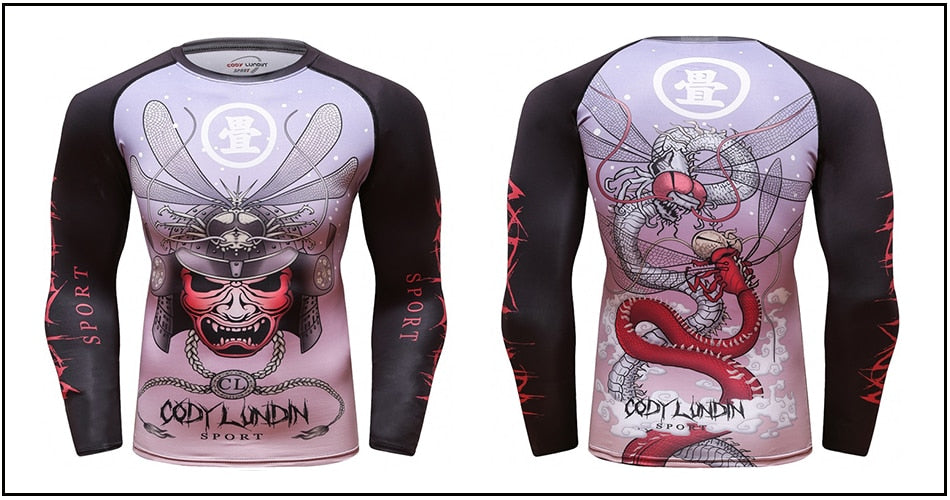 Samurai Compression 'Mengu' Elite Long Sleeve Rashguard