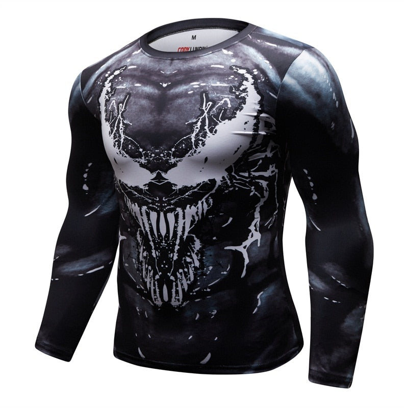 Venum Compression 'Sheer Carnage' Elite Long Sleeve Rashguard