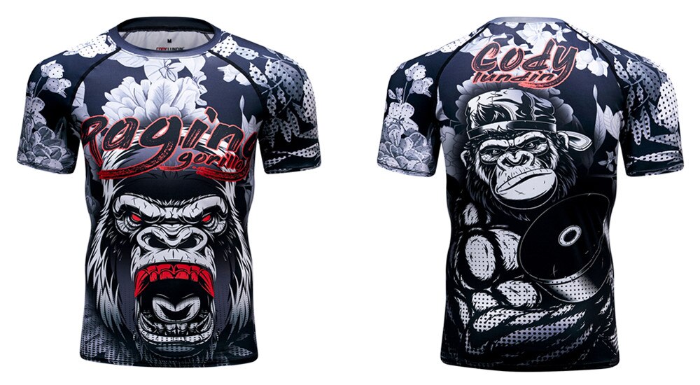 Raging Gorilla Compression Elite Short Sleeve Rashguard