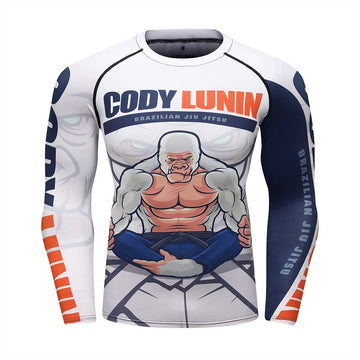 Gorilla Compression 'Snowflake | White Gorilla' Elite Long Sleeve Rashguard