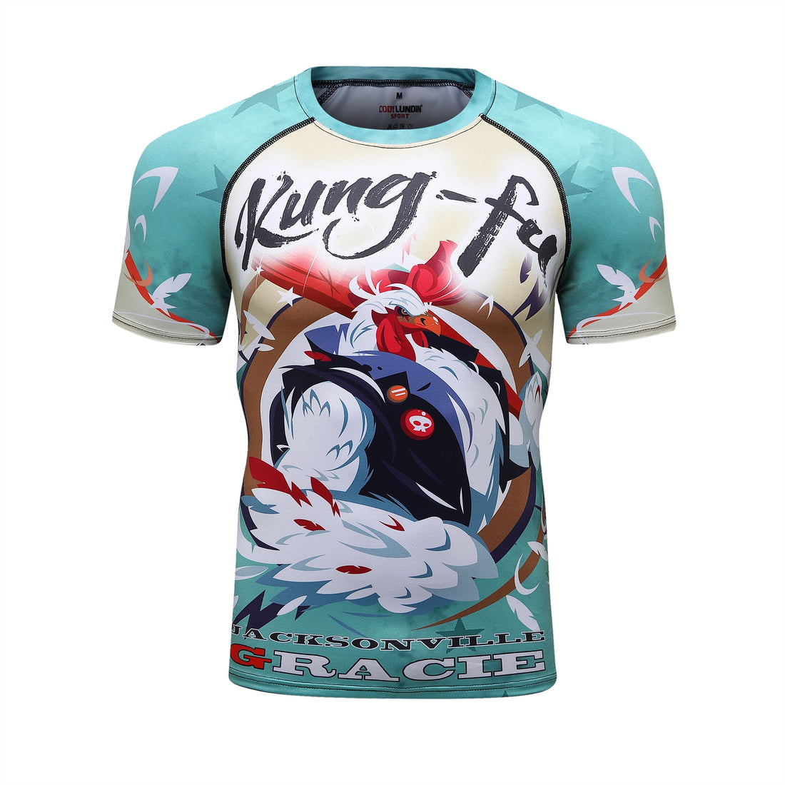 Rooster Compression 'Kung Fu' Elite Short Sleeve Rashguard