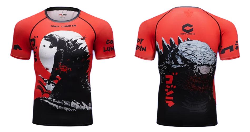 Warrior Compression 'Godzilla | King of Monsters' Elite Short Sleeve Rashguard