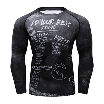 Warrior Compression 'Metcon | Wod' Elite Long Sleeve Rashguard