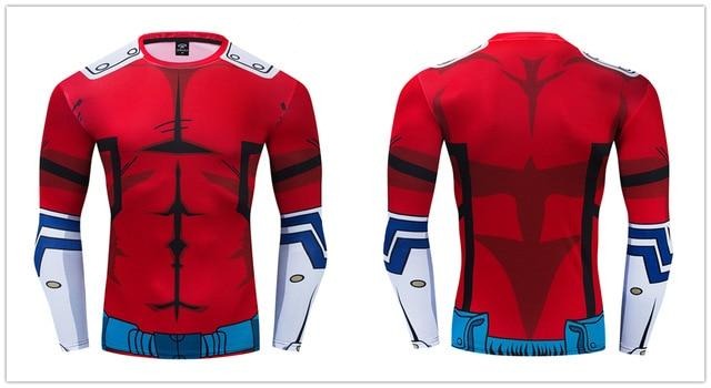 My Hero Academia Compression 'Deku | Red' Premium Long Sleeve RashGuard