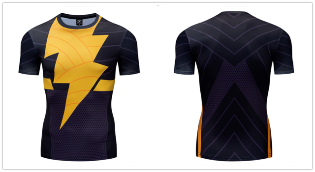 Black Adam 'Comic' Premium Short Sleeve Rashguard