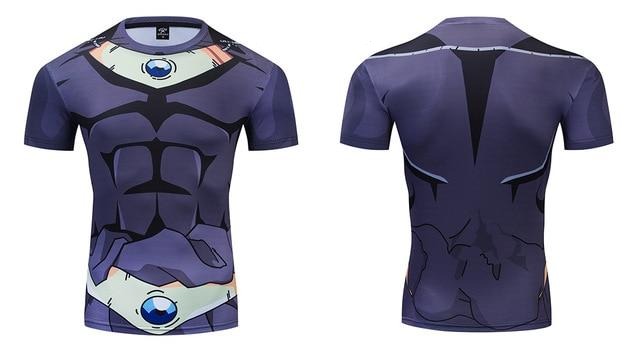 Dragon Ball Z Compression 'Onyx Broly' Premium Short Sleeve Rashguard