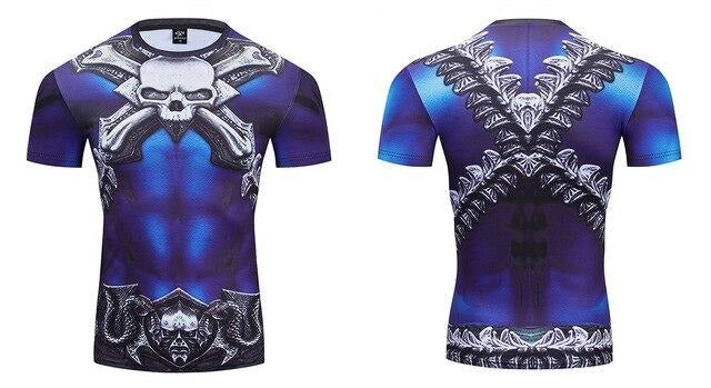 Masters of the Universe Compression 'Skeletor' Premium Short Sleeve Rashguard