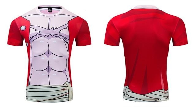 One Piece Compression 'Luffy' Premium Short Sleeve Rashguard