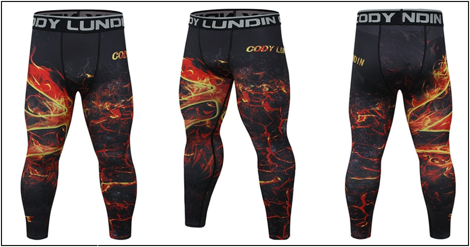 Warrior 'Hell Boy' Compression Leggings Spats