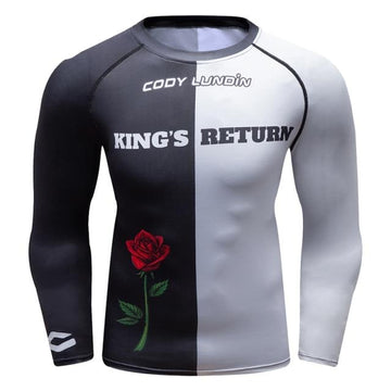 Warrior Compression 'Check Mate | King's Return' Elite Long Sleeve RashGuard