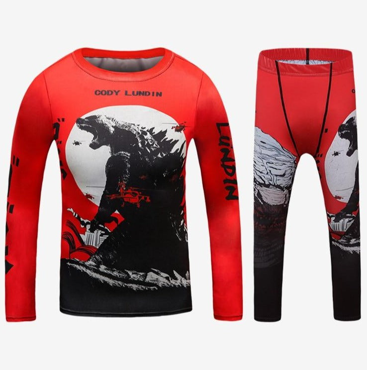 Kids Godzilla 'King of the Monsters' Elite Compression Set