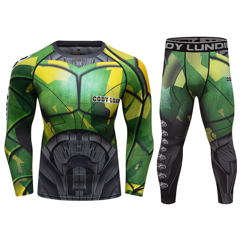 Men's Warrior Series Elite 'Ground Zero' Compression Set