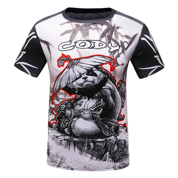 Kids Panda 'Samurai' Elite Short Sleeve Rashguard