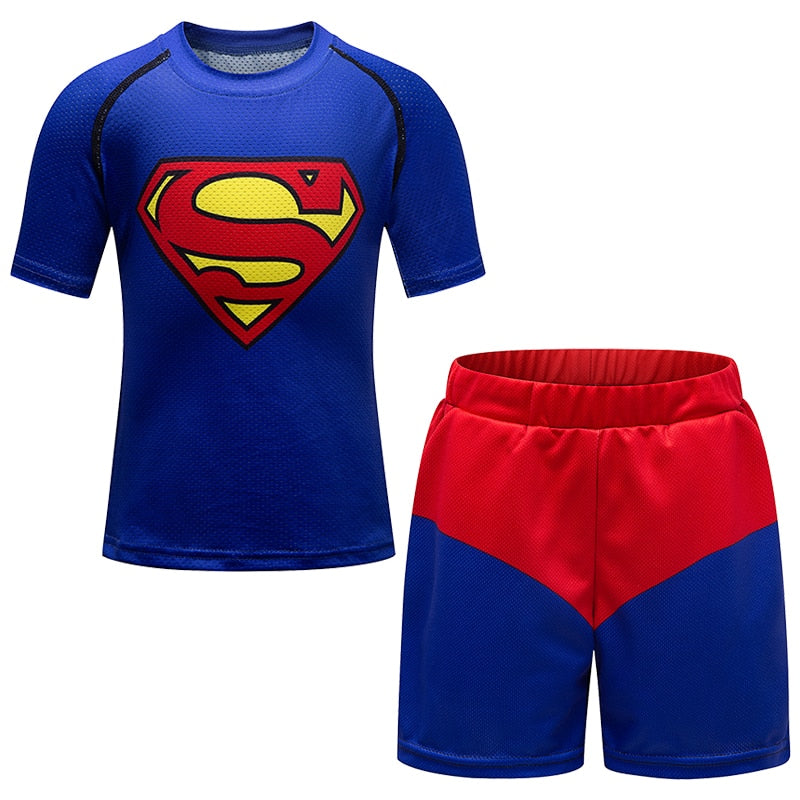 Kids Dragon Ball Z 'Vegeta' Short Sleeve Compression Short Set 