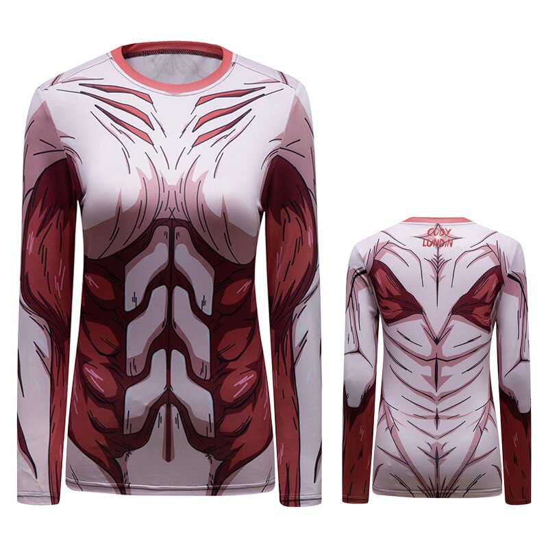 Women's Attack on Titan Elite Long Sleeve Rashguard