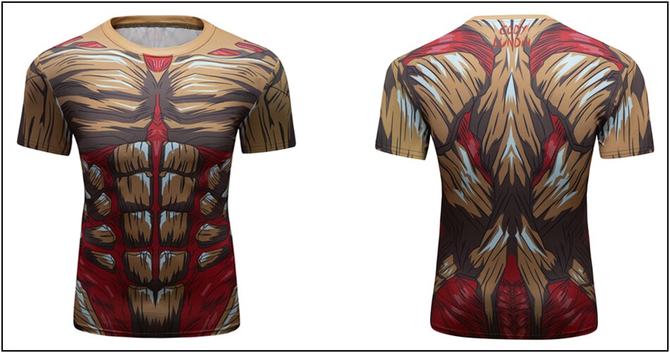 Attack on Titan 'Armored Titan' Elite Short Sleeve Rashguard