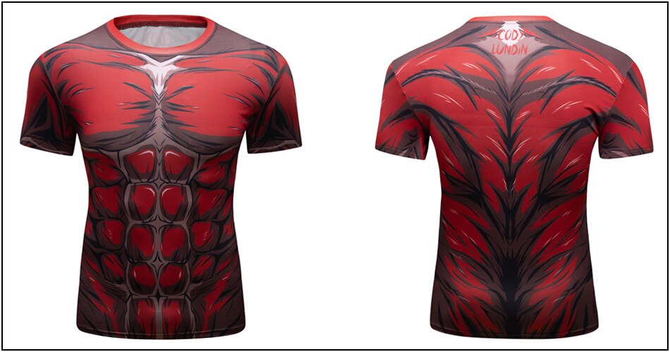 Attack on Titan 'Colossal Titan | 2.0' Elite Short Sleeve Rashguard