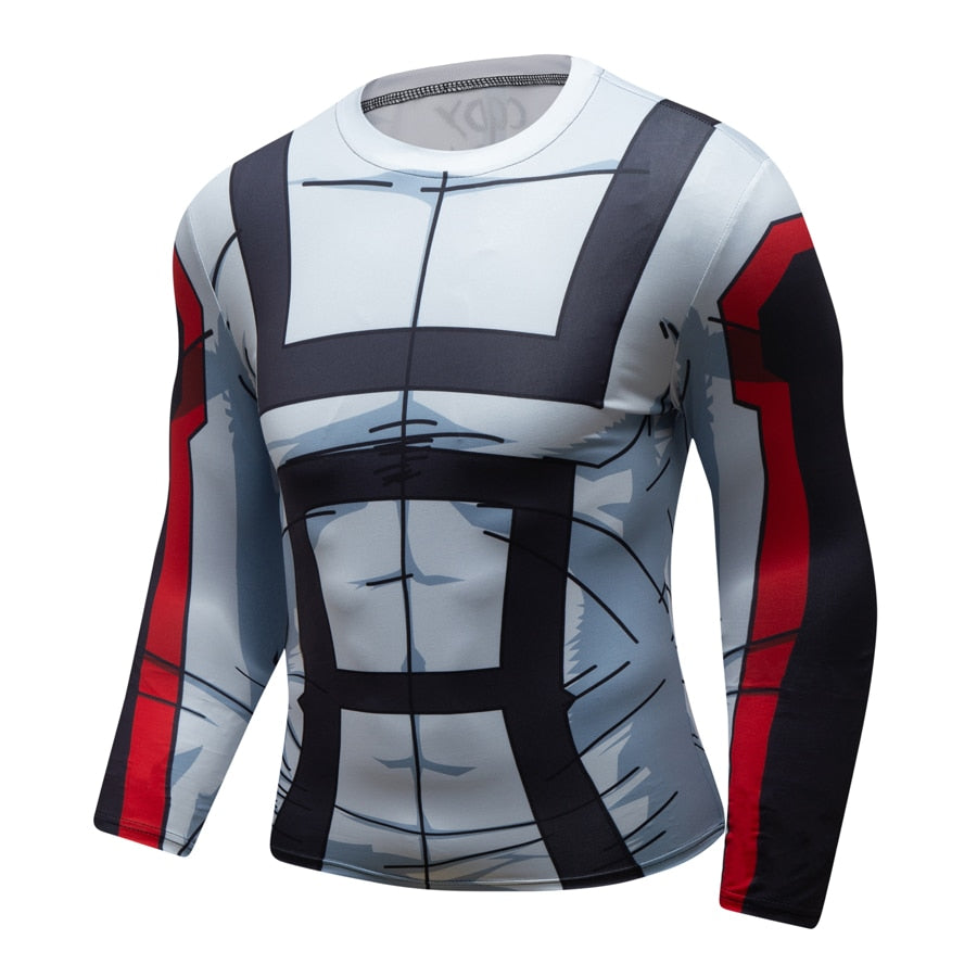 My Hero Academia 'UA Uniform | White' Elite Long Sleeve Rashguard