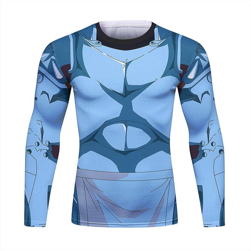 Fullmetal Alchemist 'Alphonse' Long Sleeve Elite Rashguard