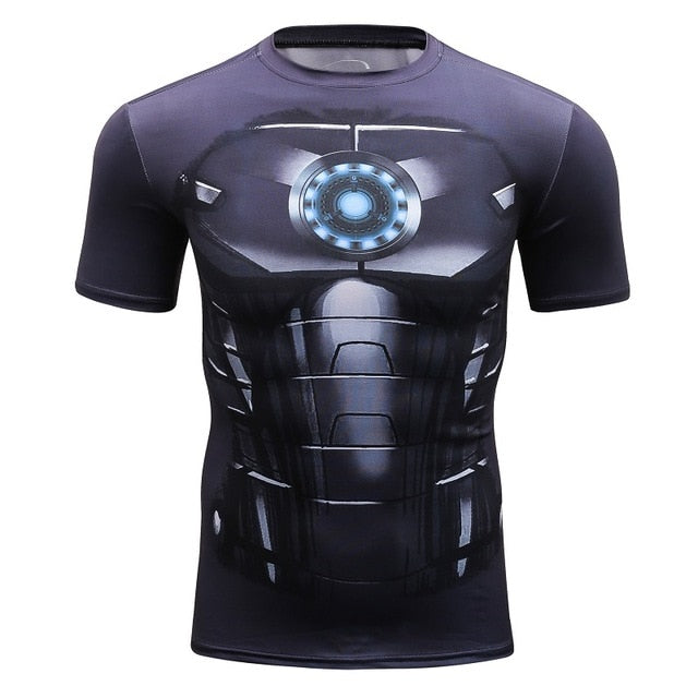 Iron ManCompression 'Iron Man3 | Mark XVIII' Elite Short Sleeve Rashguard