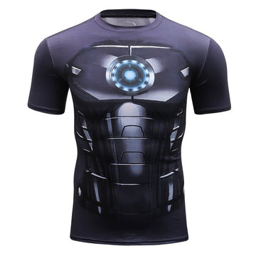 Iron ManCompression 'Iron Man3 | Mark XVIII' Elite Short Sleeve Rashguard