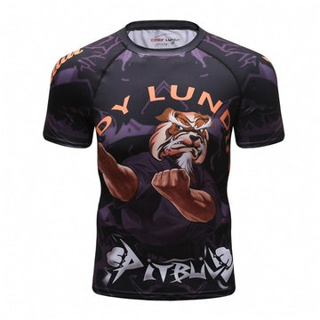 Dog Compression 'My Ground' Elite Short Sleeve Rashguard