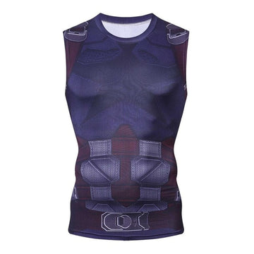 Captain America Compression 'Battle Hardened' Tank Top
