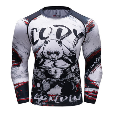 Panda Compression 'Pumped' Elite Long Sleeve Rashguard