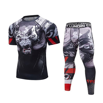 Wolf 'Prey' Elite Compression Short Sleeve Set