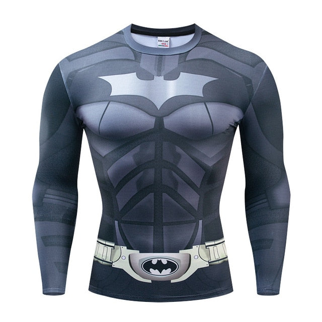 Batman Compression 'Batman Begins' Long Sleeve Rashguard