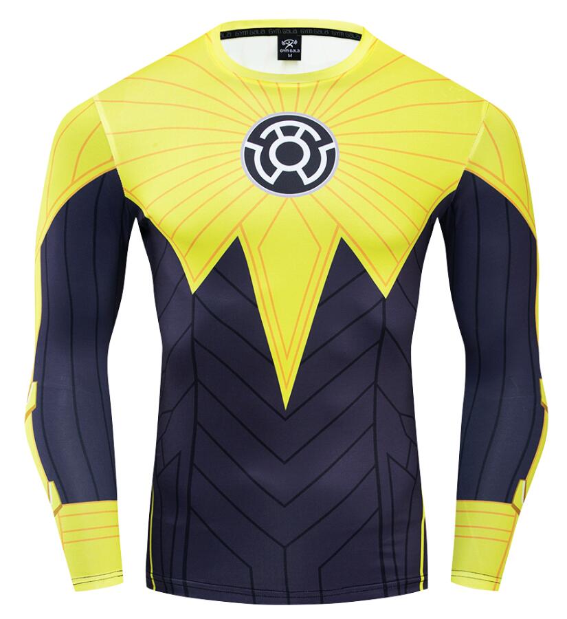 Green Lantern Sinestro Compression 'Comic' Long Sleeve Rashguard