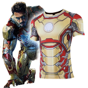 Iron ManCompression 'MK 42' Premium Short Sleeve Rashguard