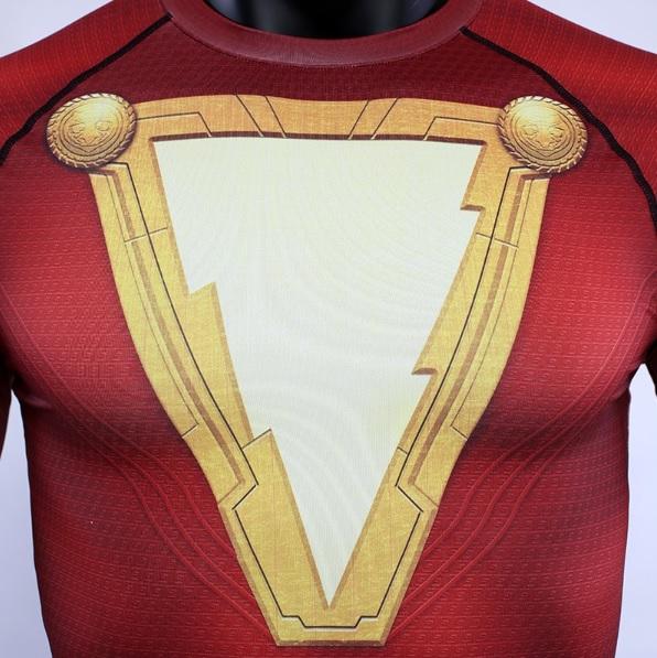 Shazam Long Sleeve Compression Rash Guard-RashGuardStore