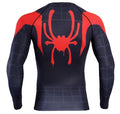 Spiderman 'Into The Spiderverse' Miles Morales Compression Long Sleeve Rashguard-RashGuardStore