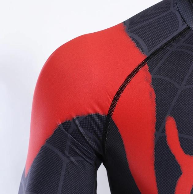 Spiderman 'Into The Spiderverse' Miles Morales Compression Long Sleeve Rashguard-RashGuardStore