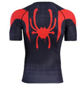 Spiderman 'Into The Spiderverse' Miles Morales Compression Short Sleeve Rashguard-RashGuardStore
