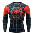 Spiderman 'Into The Spiderverse' Miles Morales Dri-Fit Long Sleeve Rashguard-RashGuardStore