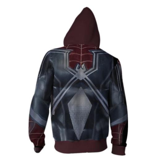 Spiderman 'Resilient' Zip Up Hoodie-RashGuardStore