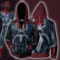 Spiderman 'Resilient' Zip Up Hoodie-RashGuardStore