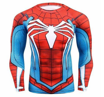 Spiderman "Scarlet Spider" Compression Long Sleeve Rashguard-RashGuardStore