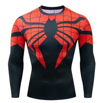 Spiderman "Superior" Dri-Fit Long Sleeve Rash Guard-RashGuardStore