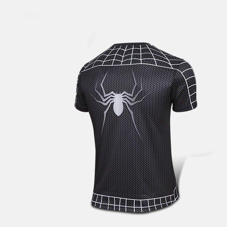 Spiderman "Symbiote" Compression Rash Guard-RashGuardStore