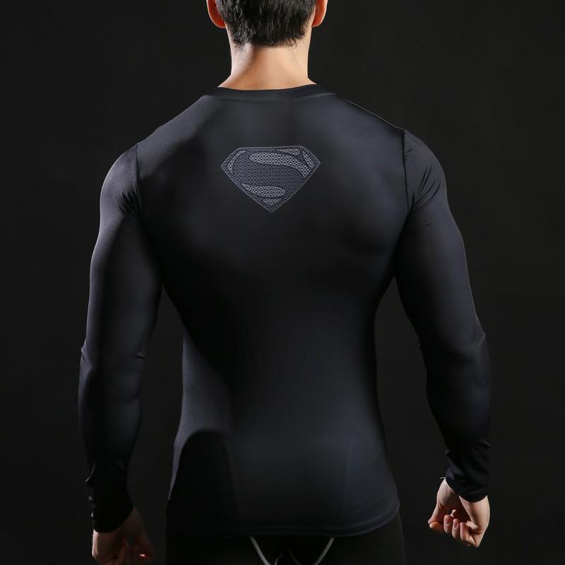 Superman "Reign Of Superman" Long Sleeve Compression Rashguard-RashGuardStore