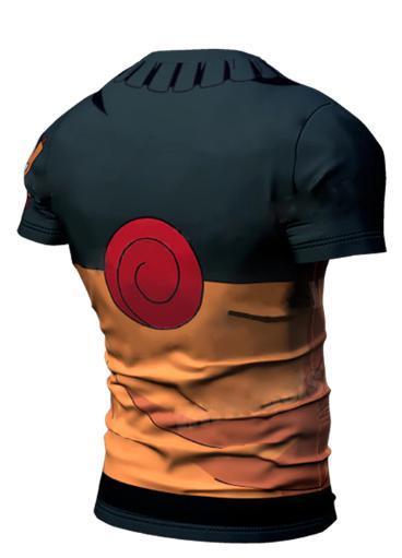 Teen Naruto Short Sleeve Compression Rash Guard-RashGuardStore