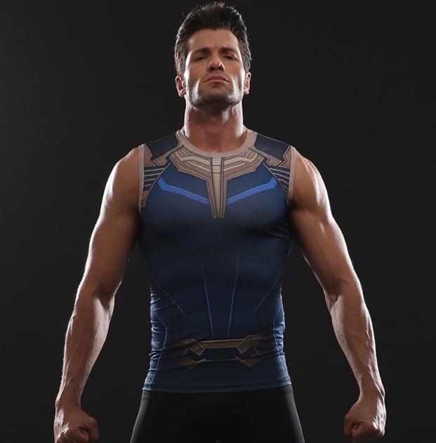 Thanos Compression Tank Top-RashGuardStore