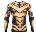 Thanos 'End Game Armor' Premium Compression Long Sleeve Rash Guard-RashGuardStore