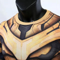 Thanos 'End Game Armor' Premium Compression Short Sleeve Rash Guard-RashGuardStore