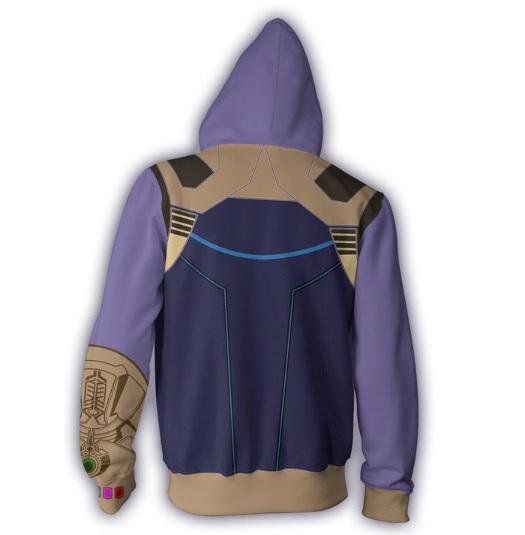 Thanos 'Infinity War' Zip Up Hoodie-RashGuardStore