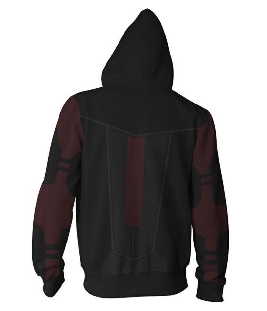 The Avengers 'Hawkeye' Zip Up Hoodie-RashGuardStore